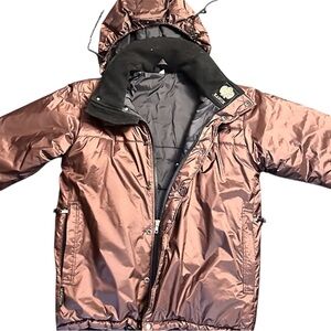 Vintage KANUK Montreal Winter Jacket Brown Ripstop Nylon Owl Logo Men’s Size 1 S